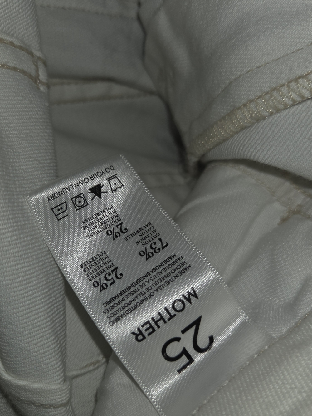 HTF Mother jeans colorblock Looker in  Scent of Sake 25 - Picture 12 of 14